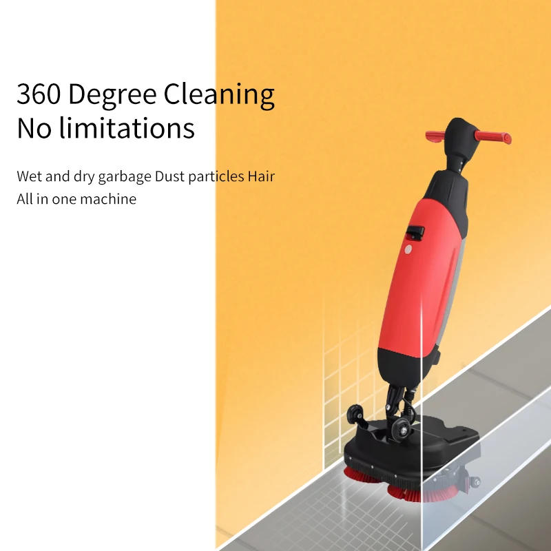 Description Picture 5 of itemHigh Cleaning Machine Floor Scrubber Industrial Sweeper Hand Walk Behind Floor Scrubber Machine