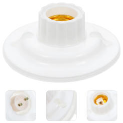 12 Pcs Plum Lamp Holder Light Bulb Base Only Socket Ceiling Converter Outdoor Plastic E27 Adapter Sockets