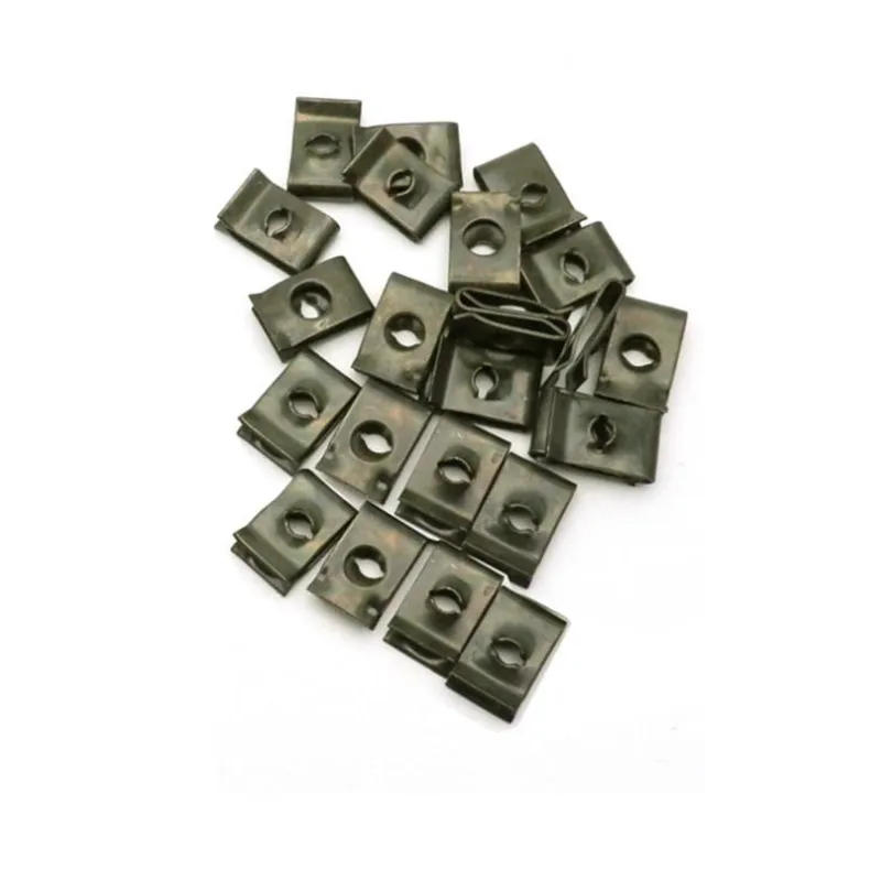 Description Picture 3 of item10/20pcs Metal U-Type Clips For Motorcycle Car Scooter ATV Moped Ebike Plastic Cover Replacement Accessories Grommet Clips