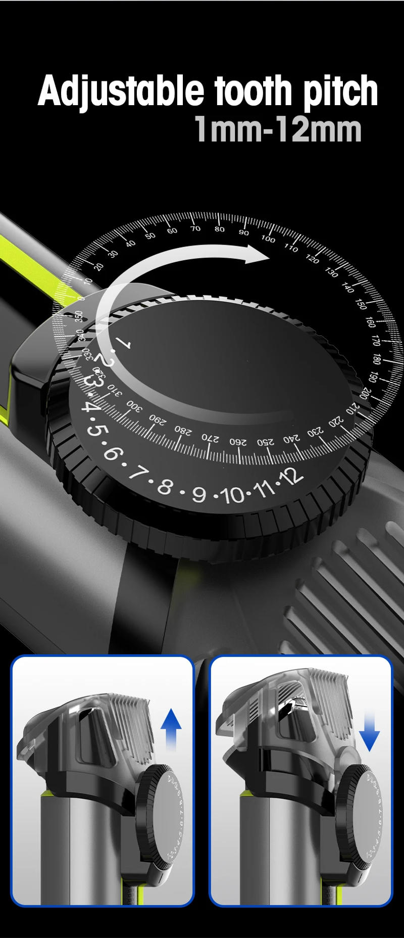 Description Picture 6 of itemKIKIDO KK-677 Adjustable Electric Hair Trimmer 4in1 Waterproof Beard Hair Clipper Trimmer for Men Rechargeable Haircut Machine