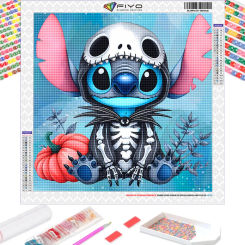 Disney Diamond Painting Jack as Stitch 5D DIY Diamond Embroidery Mosaic Art Picture of Rhinestones Cross Stitch Kits Home Decor