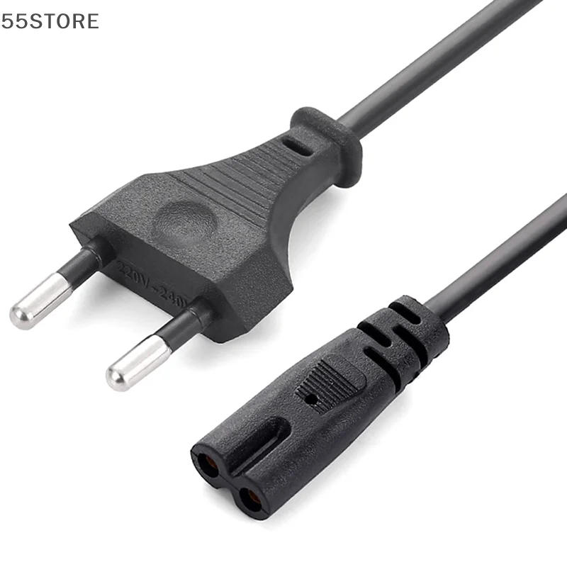 Description Picture 3 of itemEU Power Cable 2pin IEC320 C7 US Power Extension Cord For Dell Laptop Charger Canon Epson Printer Radio Speaker PS4 XBOX