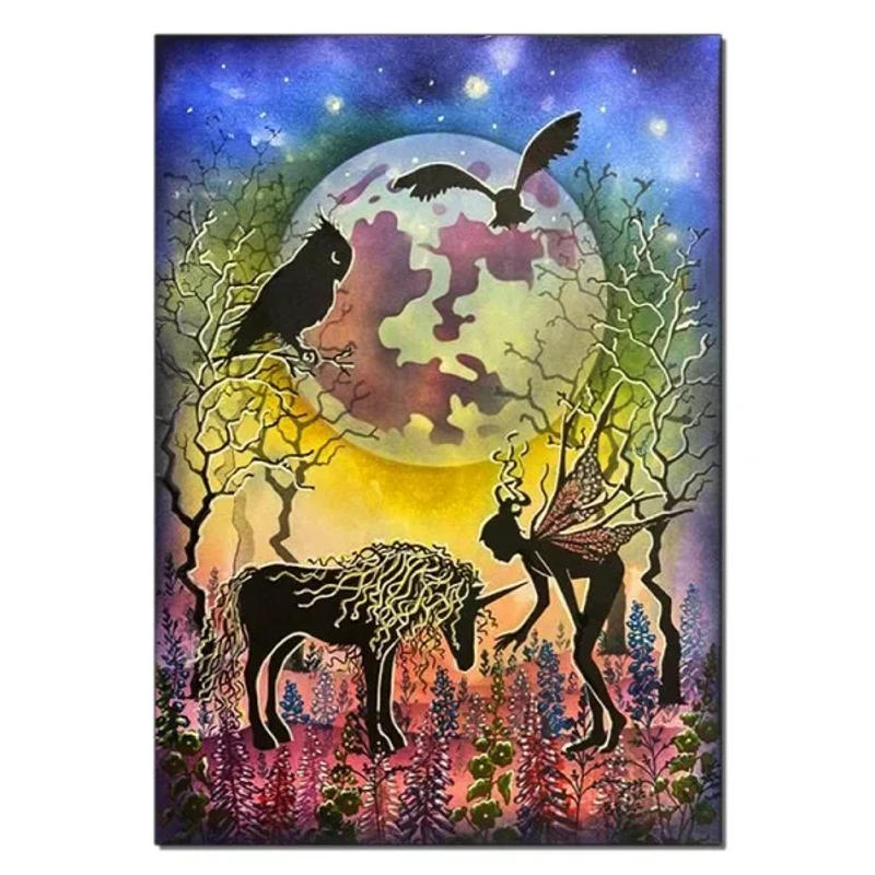 Description Picture 4 of itemUnicorn Fairy Mermaid Metal Cutting Dies Stencil for DIY Decorating Scrapbook Paper Card Album Embossing Craft 2024 New Arrivals