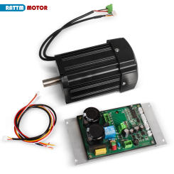 850W 1100W DC Brushless Lathe Spindle Motor With Control Board Card Controller For CD-210V MX-210V WM-210V Machine Part