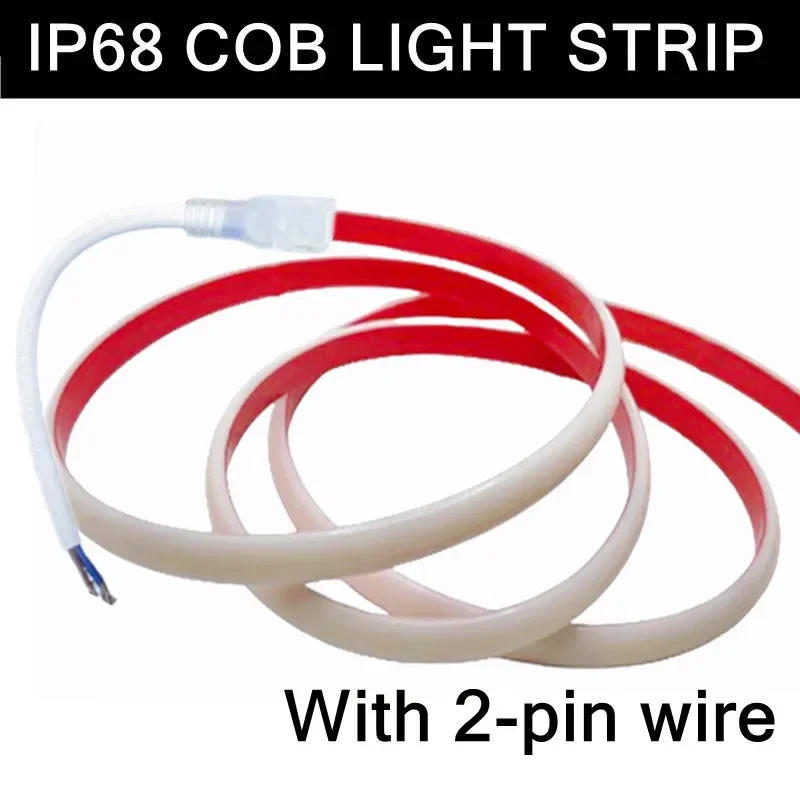 Description Picture 3 of itemCOB LED Strip Light CRI90 Flexible LED Tape 320LEDs/M IP68 Waterproof Silicone Tube DC24V High Density Liner LED Strip Lamp