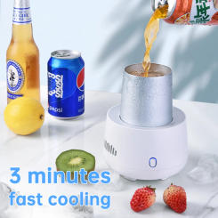 USB Refrigerator Beverage Fast Cooler Cup Electric Beer Bottle Can Water Soda Drinks Cooling Mug Ice Car Home Refrigeration Cup