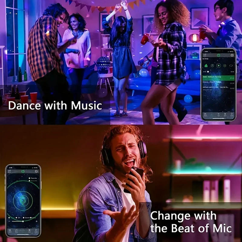 Description Picture 6 of itemDC12V Led Strip Lights 5050 RGB Bluetooth 5-30M Led Light TV BackLight Room Decoration Luces Led Tape Diode Flexible Ribbon