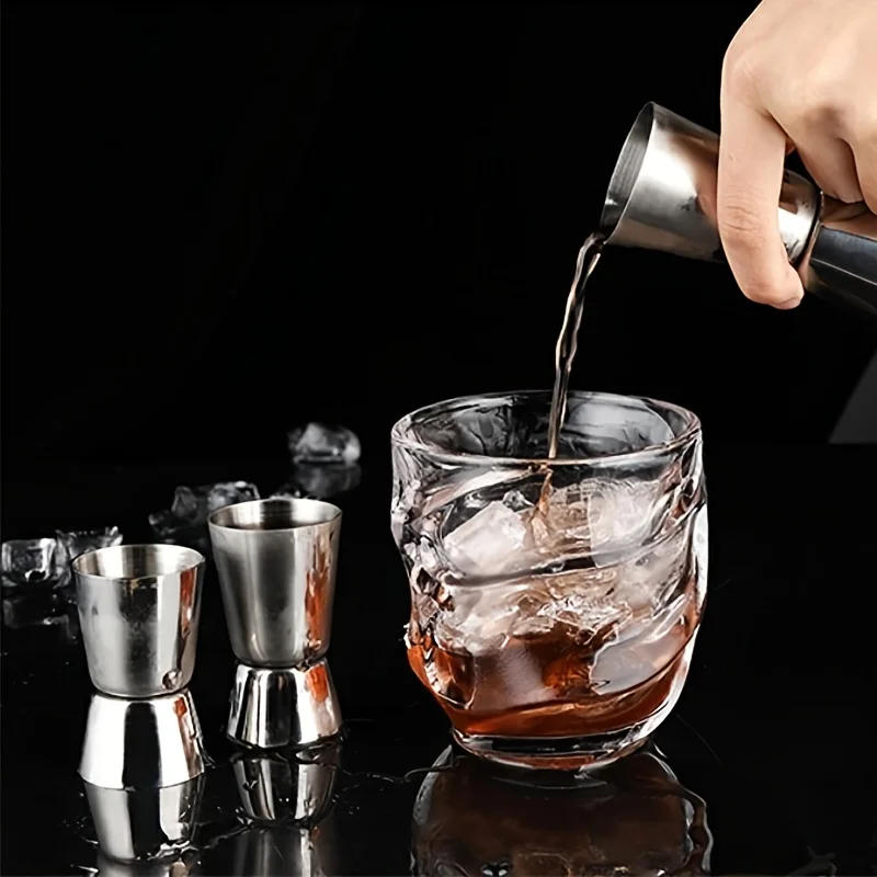 Description Picture 4 of itemStainless Cocktail Measuring Cup Peg Jigger Shaker Bartender Beverage Measurer Dual Shot Drink Spirit Measure Tool for Party Bar