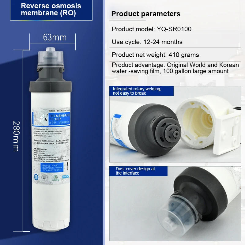 Description Picture 4 of itemSooel Roating Water Filter Replacement PP UDF CTO Reverse Osmosis System For Water Purifier Treatment Removal Replacement Filter