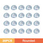 20Pcs Round