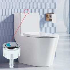 Dual Flush Toilet Water Tank Round Valve Rods Push Button Water Saving 38-49mm Aperture Range For Cistern Bathroom Toilet Parts