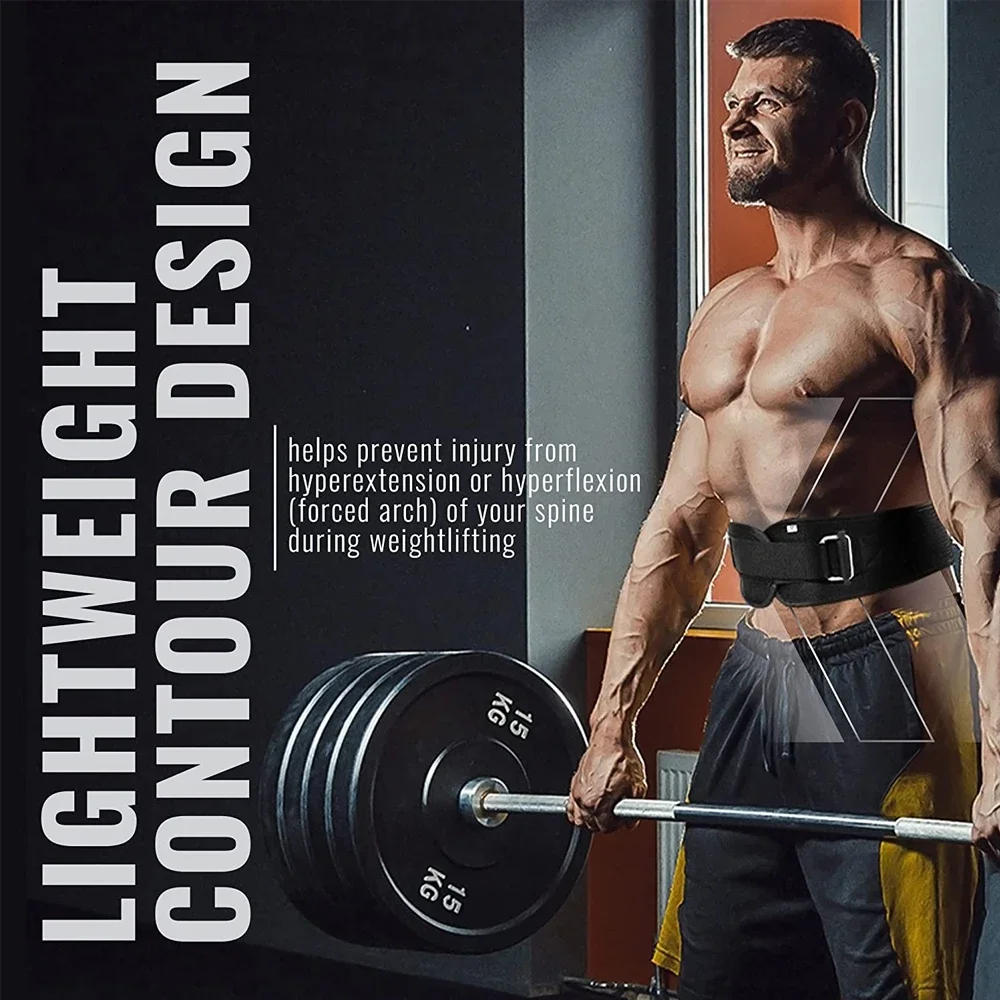 Description Picture 4 of itemSports Fitness Weight Lifting Waist Belts Gym Workout Lumbar Back Support, Powerlifting, Strength Training, Squat, Weightlifting