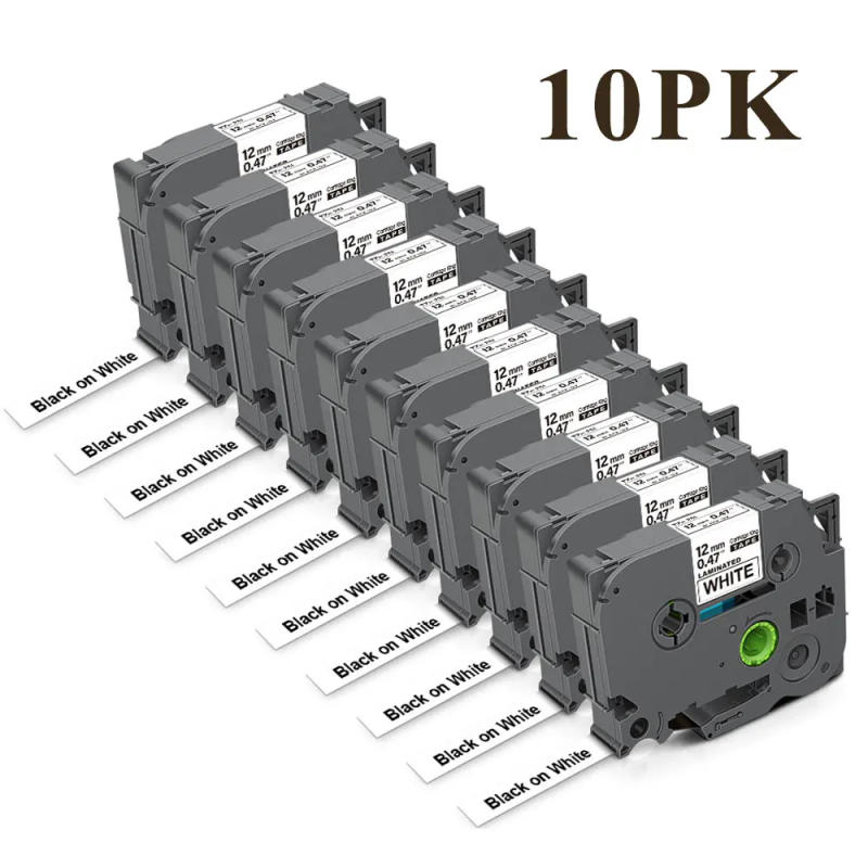 Description Picture 2 of item3~10PK 6/9/12mm 231 Tape TZ231 TZ-White-Label Lamination for Brother TZ-231 Cassette Ribbon Compatible Brother P-touch Labeller