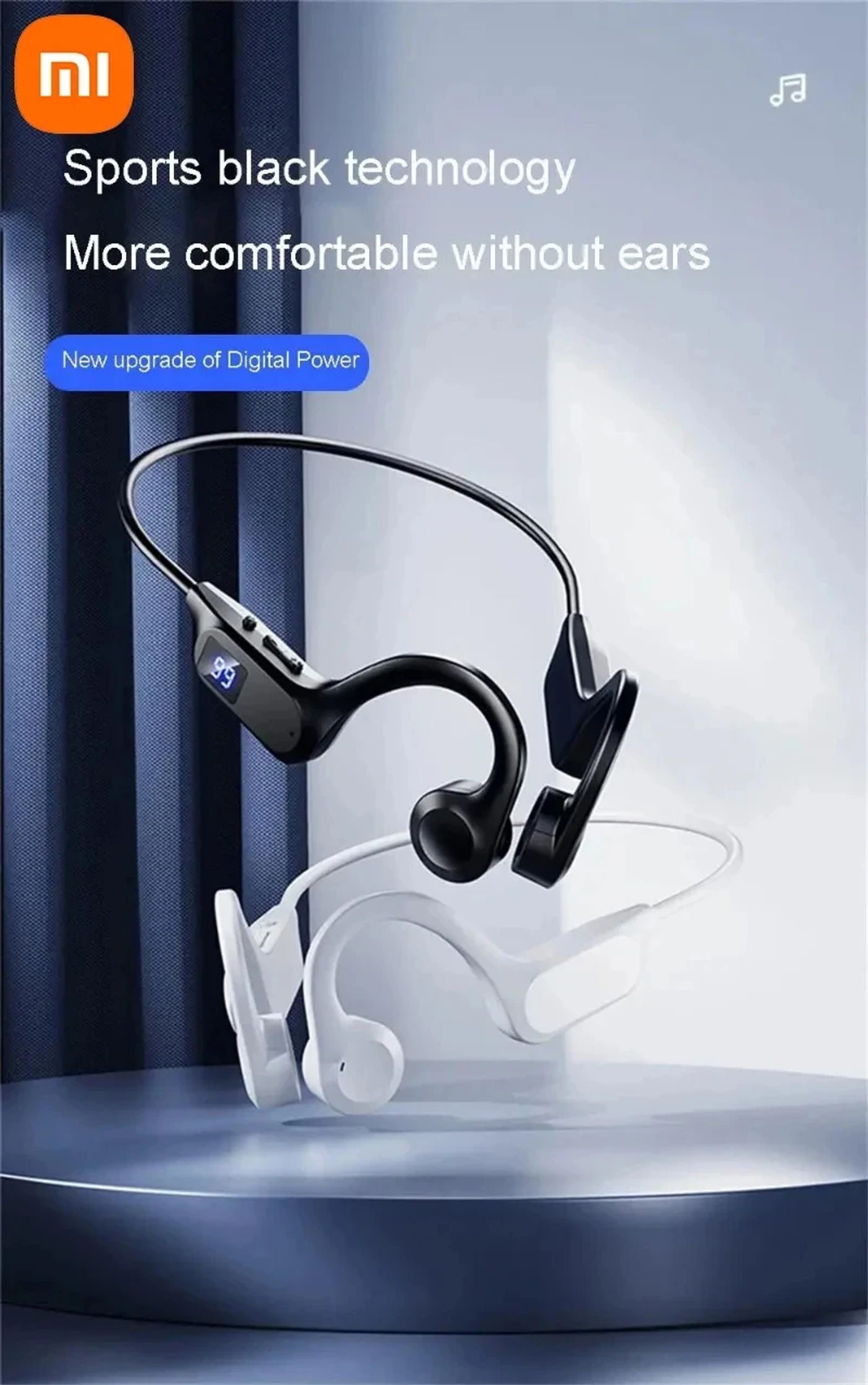 Description Picture 4 of itemXiaomi Wireless Earphone Bone Conduction Sport Swimming Bluetooth Compatible Earphones Hand-free With Mic For Sports X7 Earbuds