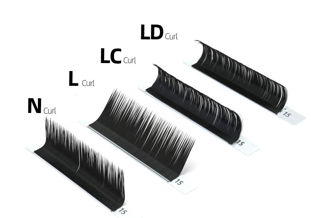 Description Picture 6 of itemLAGEE L/N/LC/LD/M curl False Eyelash Extensions Faux Mink Matte Black 7-15mm Mix Soft Natural L+ Makeup Lashes from NAGARAKU