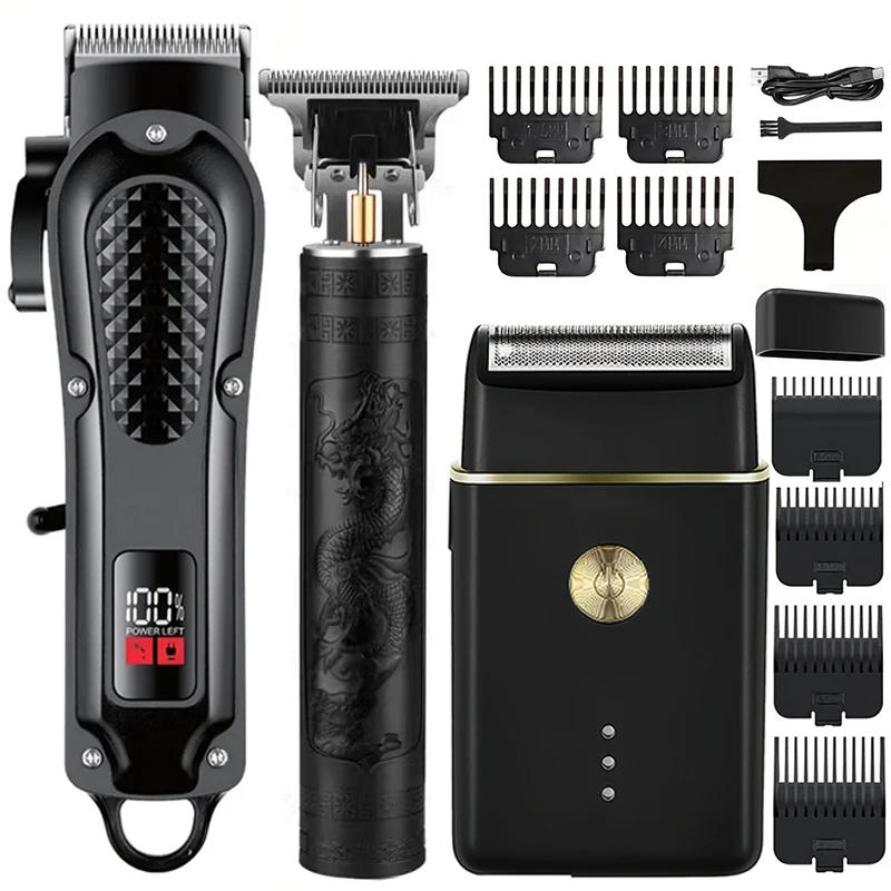 Description Picture 6 of itemProfessional Electric Hair Clipper,Rechargeable Hair Trimmer,Beard Trimmer,Men's Shaver,GW-9775,RQ-8018,T9,Kit1,Kit2,Kit3