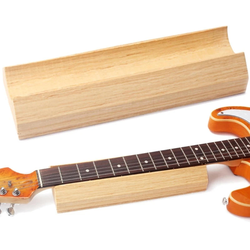 Description Picture 2 of itemRadius Guitar Fretboard Block Electric Acoustic Guitar Bass Neck Rest Support Luthier Setup Tool for Guitar Bass Ukulele 24BD