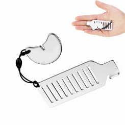 Home Travel Hotel Door Lock Privacy Protector Silver Stainless Steel With Storage Bag 1PC Hardware Security Tool