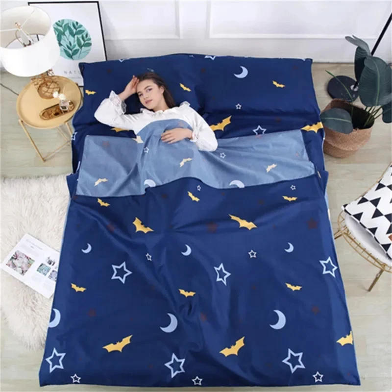 Description Picture 4 of itemWashable Sleeping Bag Portable Outdoor Camping Hiking Hotel Liner Folding Travel Lightweight Envelope Single Double Sheet