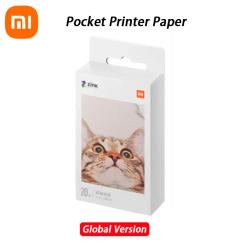 100 Pieces Global Version Original Xiaomi Zink 2"x3" Premium Photo Paper 20 Pack Sealed New For Xiaomi ZINK AR Pocket Printer 1s