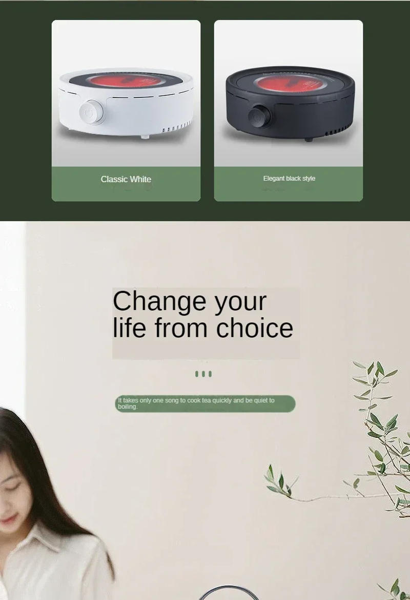 Description Picture 4 of itemMini Electric Stove Hot Plate Cooking Plate Multifunction Coffee Tea Heater Home Appliance Hot Plates for Kitchen