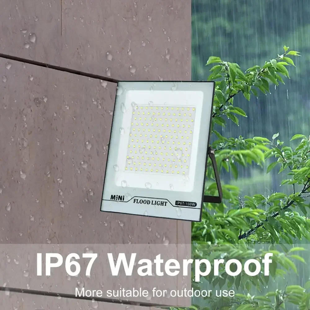 Description Picture 2 of itemLED Floodlight 10W 20W 30W 50W 100W 150W High Brightness IP66 Waterproof Outdoor Mini Spotlight Wall Gate Garage Garden Lamp