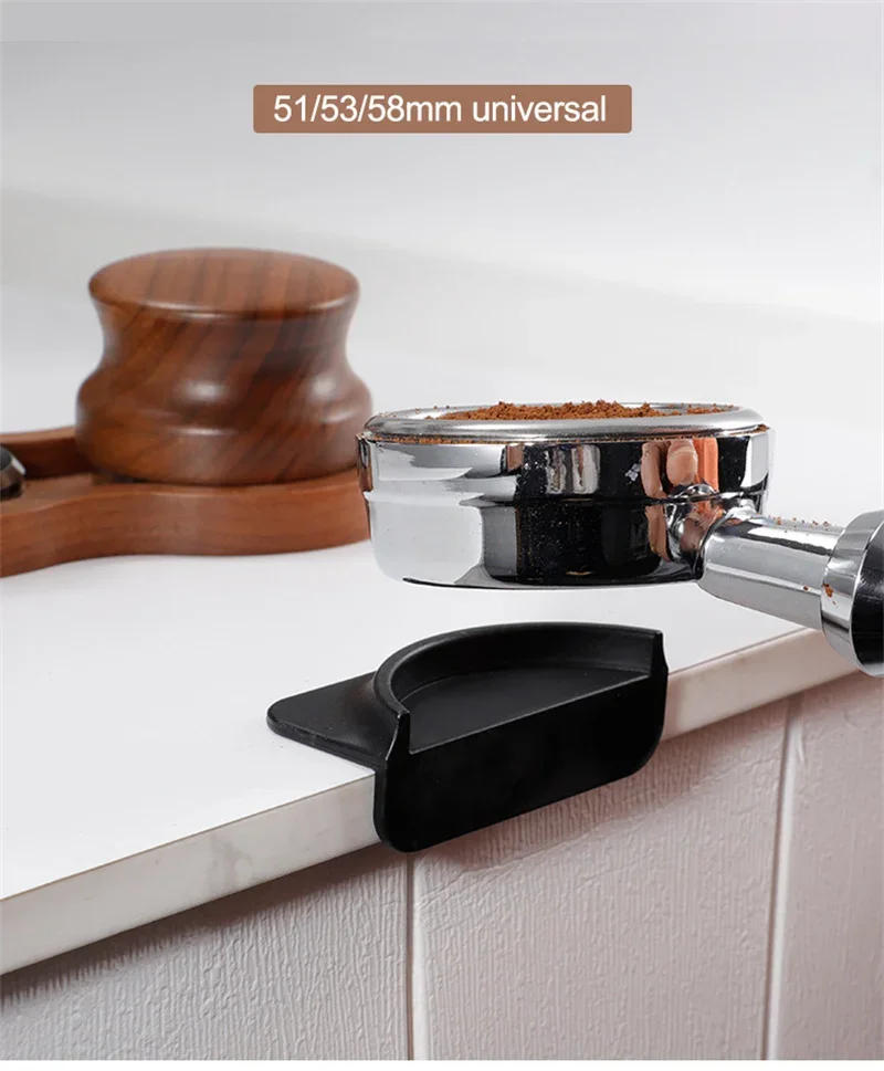 Description Picture 2 of itemSilicone Espresso Coffee Tampers Mat Corner Mat Non-slip Coffee Press Pad For 51/54/58mm Portafilters Tamping Barista Tools