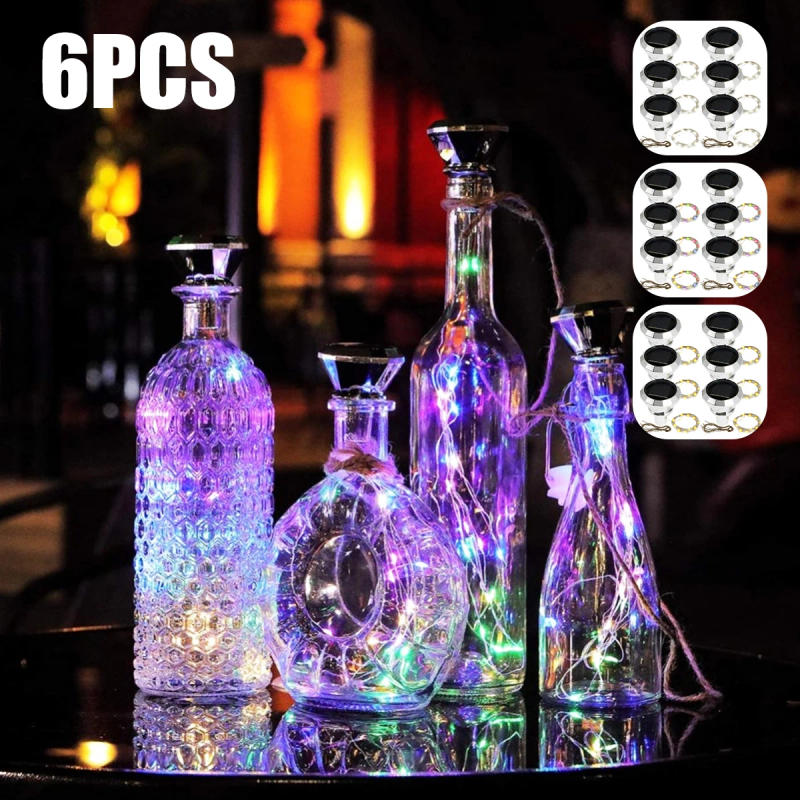 Description Picture 5 of itemSolar Wine Bottle Lights Diamond 2M 20 LED Copper Wire Fairy Garland String Light Auto On/Off for Garden Wedding Christmas Party