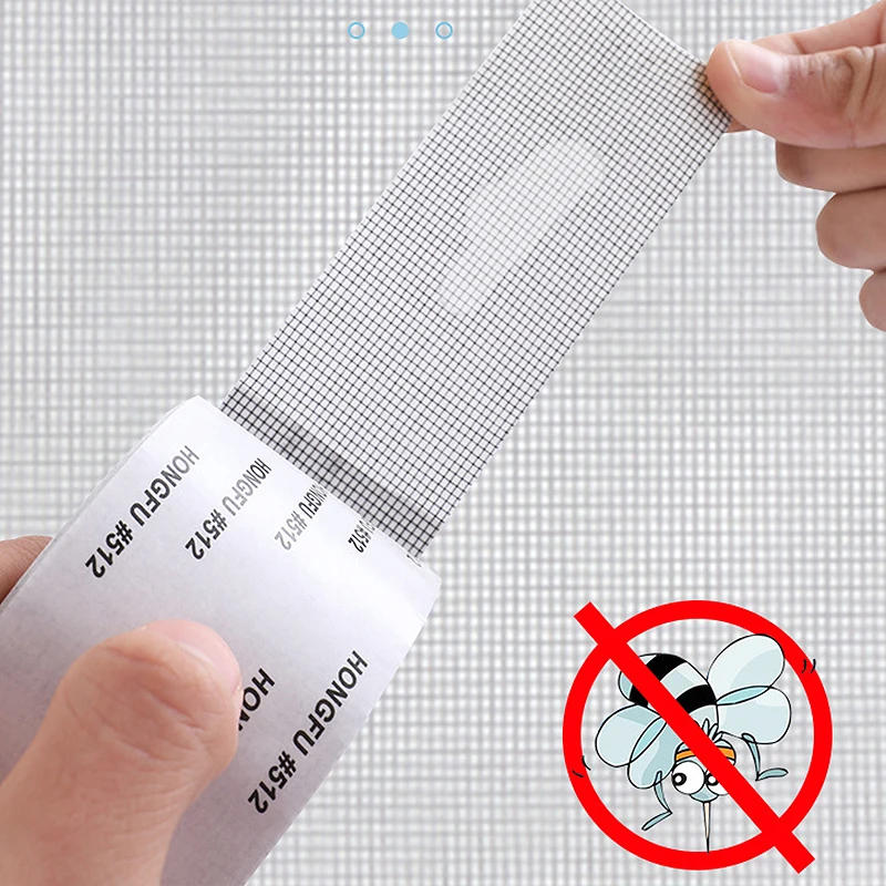Description Picture 4 of itemWindow Mosquito Net Repair Tape Self Adhesive Window Screen Repair Patch Strong Anti-Insect Fly Mesh Broken Holes Repair