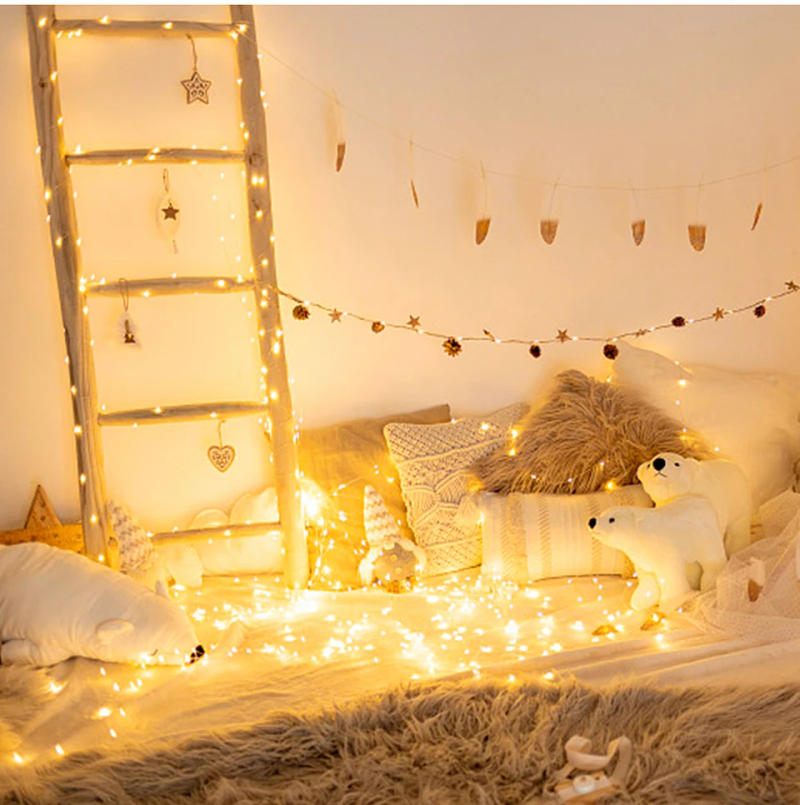 Description Picture 6 of item100M 800LEDs Copper Wire Fairy String Lights Wateproof 220V 110V EU US Plug Outdoor Christmas Party Holiday Wedding Decoration