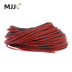 2PIN 22AWG 5M 10M 20M Electric Wire Red Black Extension Cable Line for 12V 24V 2835 5050 Single Color COB Strip Light