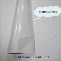 Thickened 120gsm/140gsm cold lamination film,matte laminate film, advertising photo film, book wrapped film roll
