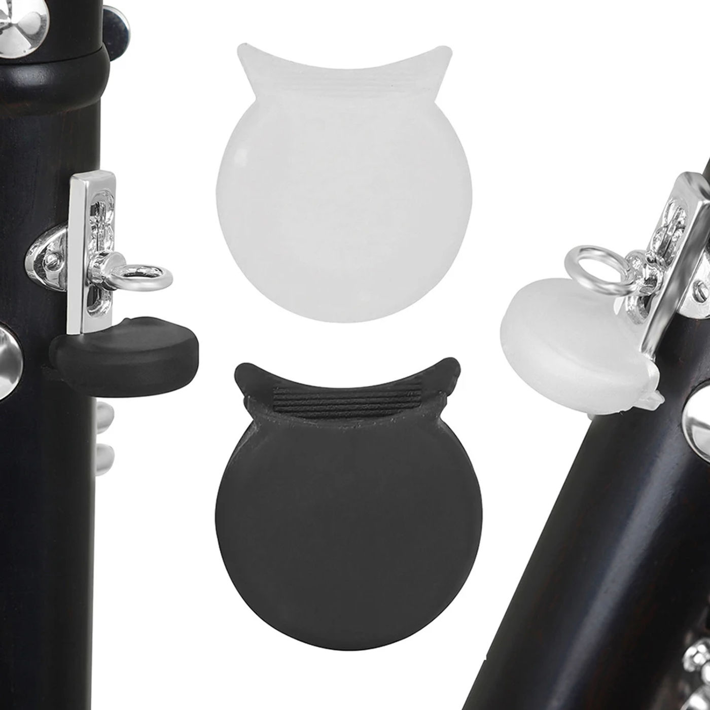 Description Picture 3 of item8pcs Clarinet Oboe Thumb Rest Finger Support Silicone Protector Locator Music Maintenance Accessories Thumb Protectors