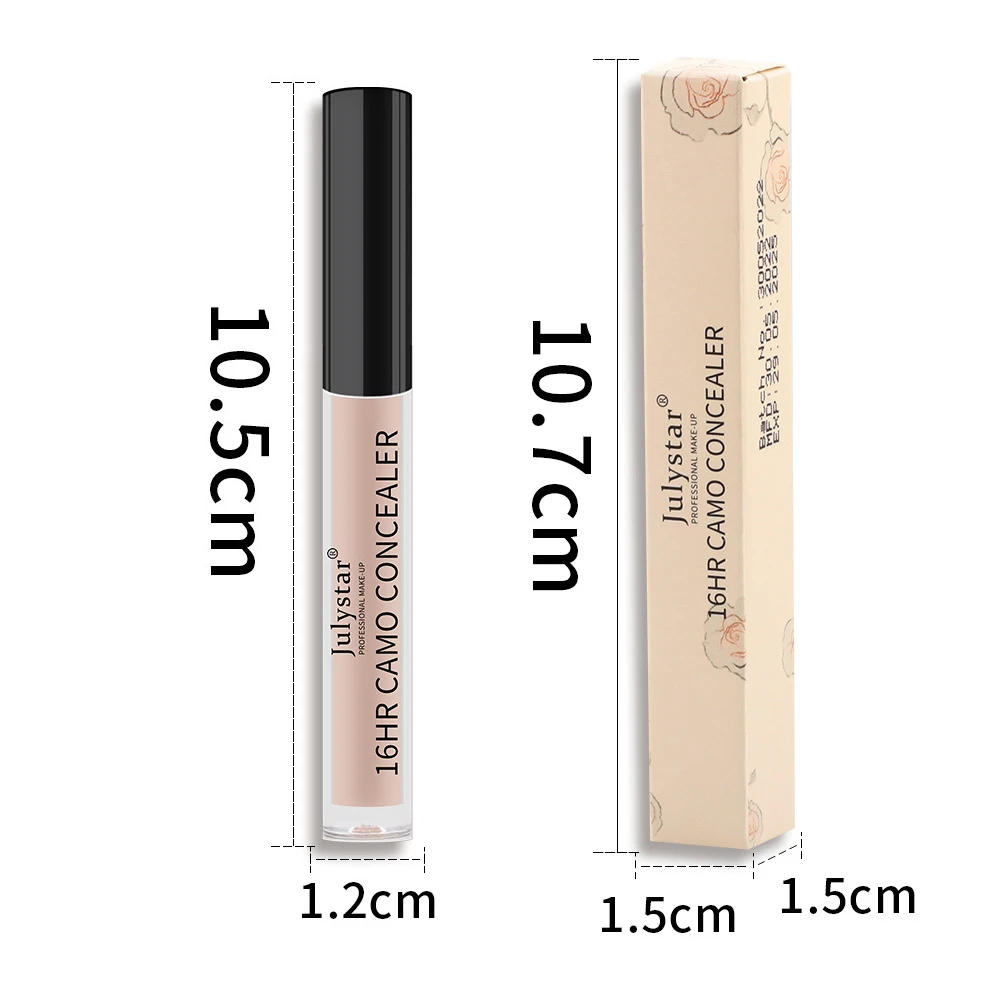 Description Picture 5 of itemEye Liquid Concealer Base 6 Color Full Coverage Suit for All Skin Face Makeup Face Concealer Cover Dark Circles Foundation Cream