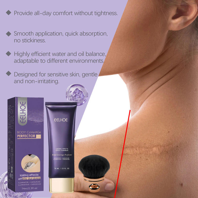 Description Picture 5 of item​EELHOE Body Concealer Full Coverage Covering Tattoo Sweatproof Waterproof Body Foundation Body Coverage Perfector Makeup 74g