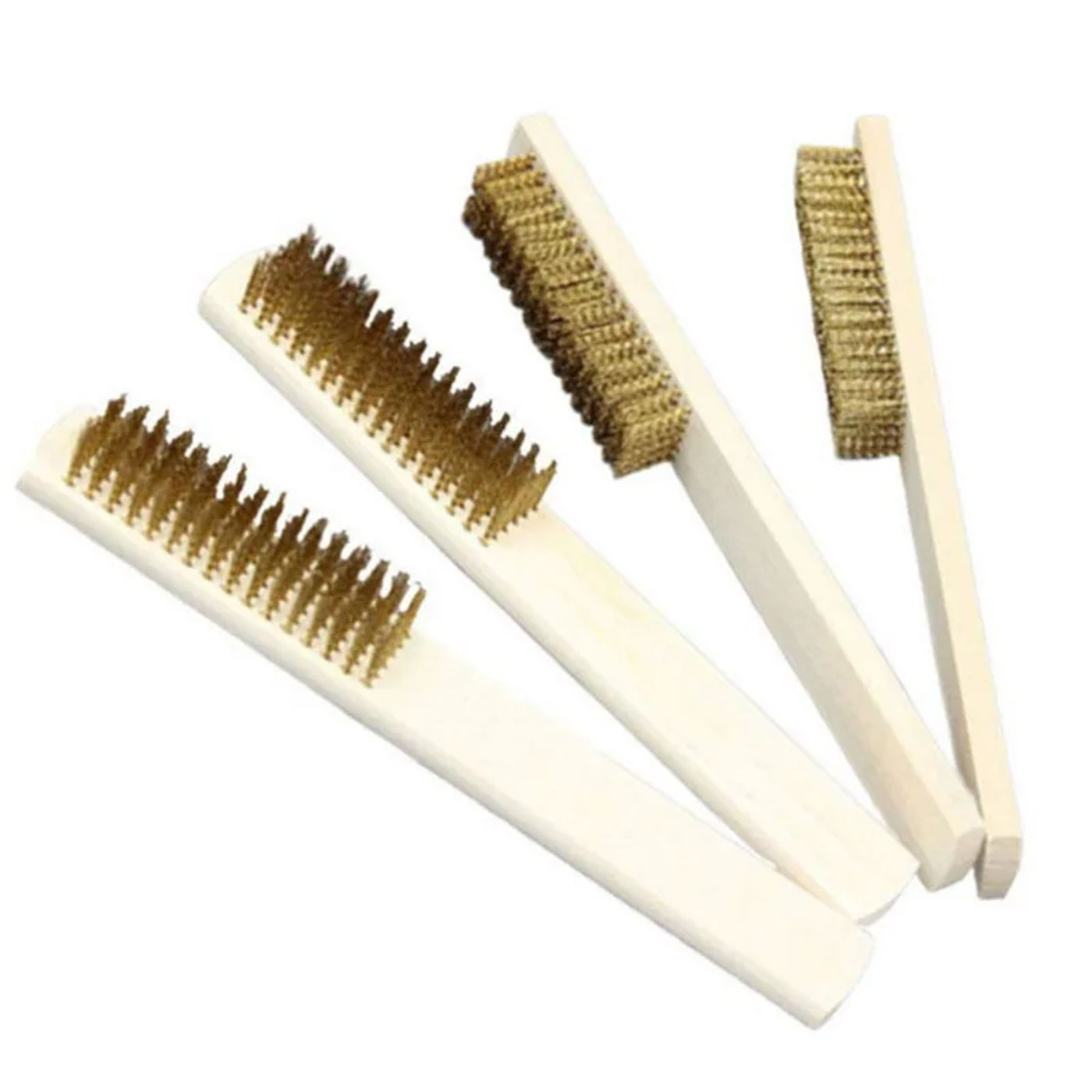 Description Picture 3 of item1pcs Wood Handle Brass Wire Copper Brush for Industrial Devices Surface/Inner Polishing Grinding Cleaning 6x16 Row Brushes
