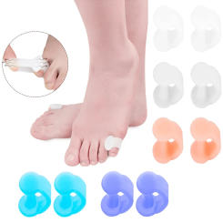 Toe Separators Finger Feet Protector 2pcs Gel Toe Separator Pinky Toe Spacers Little Toe Cushions for Preventing Rubbing Tool