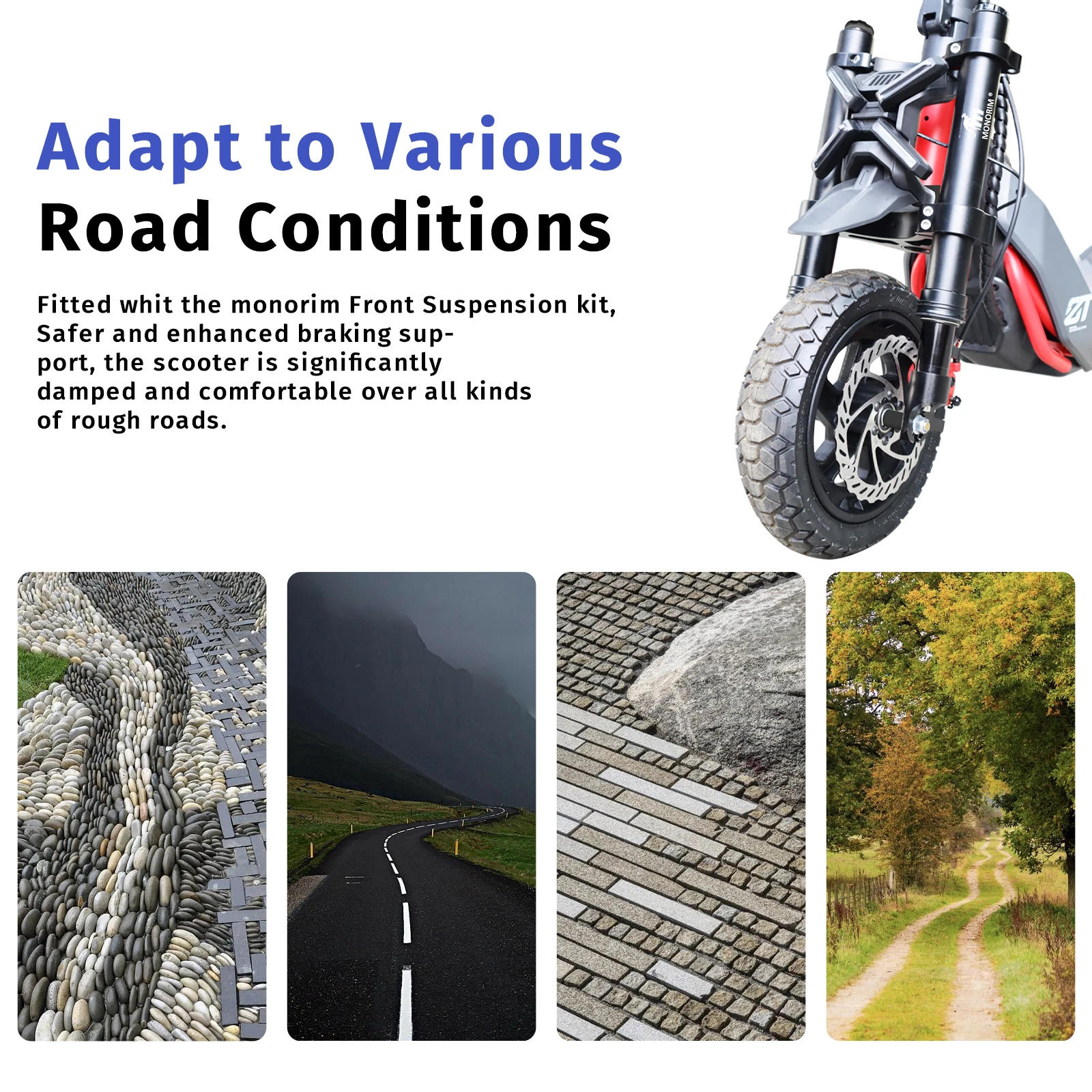 Description Picture 6 of itemMonorim Front Fork Modifited Suspension sets for Segway Ninebot ZT3/Pro Electric Scooter Air Adjust Absorber Shock Parts