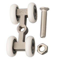 1/2pcs Sliding Doors Roller Load Bearing Hanging Wheel For Home Sliding Door Runners Replacement For Glass Doors Wheel