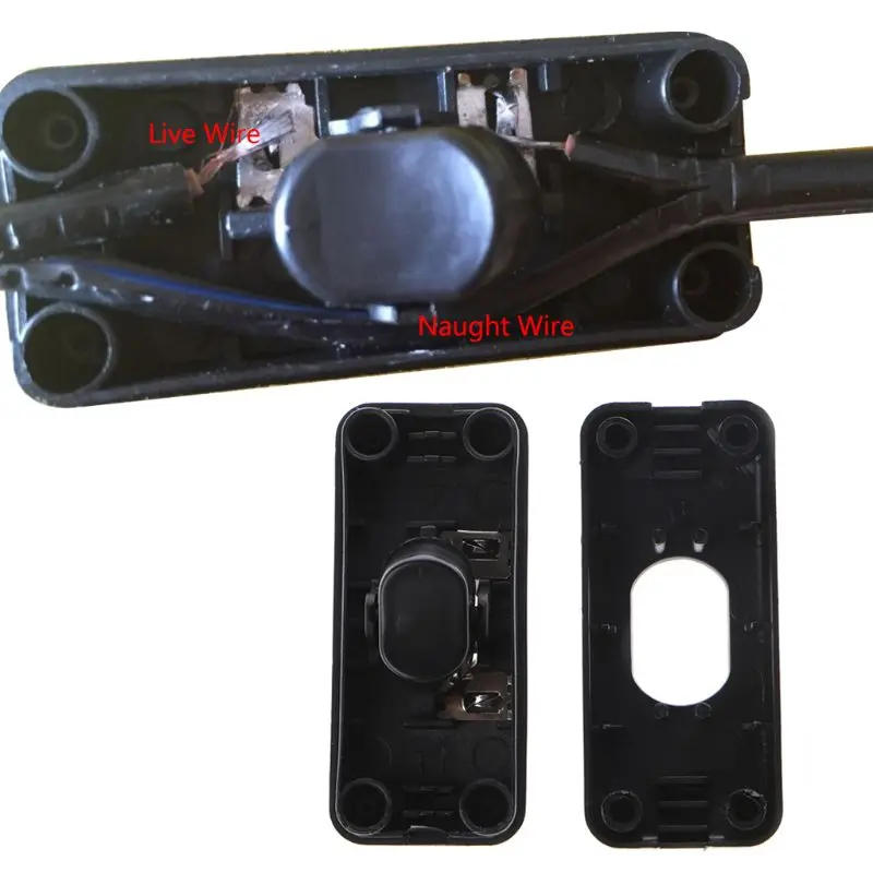 Description Picture 2 of item2A 250V ON OFF Push Button Table Led Lights Online Way Control 2 Gang Cab Bedside Lamp Power