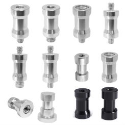 Photography Conversion Screw 1/4 to 3/8 M6 M8 Screw Camera Tripod Flash Holder Live Streaming Bracket Mount Adapter For Dslr