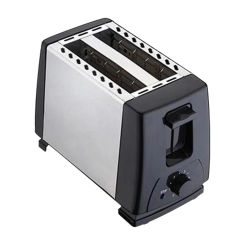 2 Slices Automatic Fast Heating Bread Toaster 750W Stainless Steel Electric Toaster Breakfast Machine for Sandwich Toast