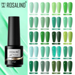 ROSALIND Multi-colors Gel Nail Polish Semi-permanent Hybrid Varnish For Nail Art Design LED/UV Lamp Soak off Base Top Coat