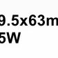 49.5x63mm 35W
