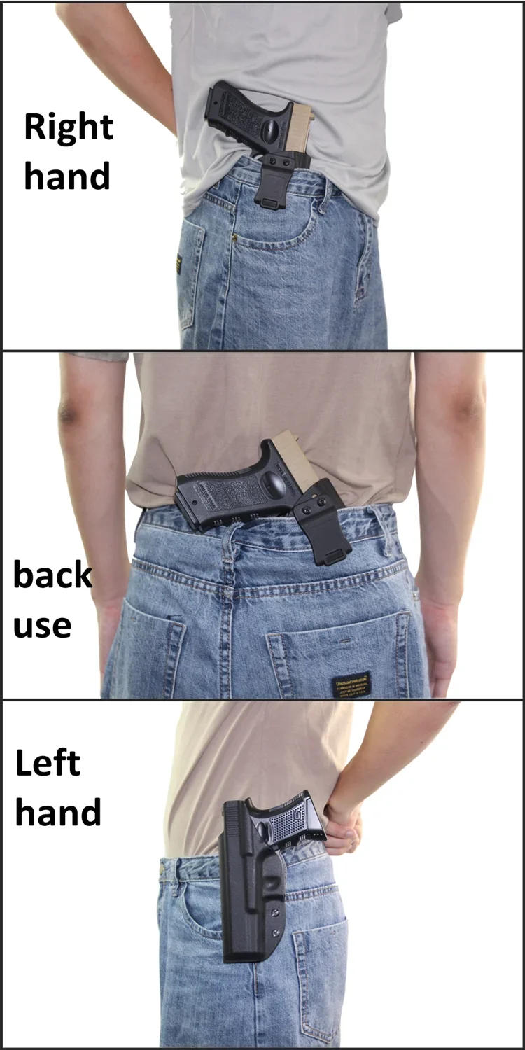 Description Picture 3 of itemIWB Gun Kydex Holster For Glock 17 22 31  airsolf Pistol  IWB holster Case hunting accessories holster for glock 17