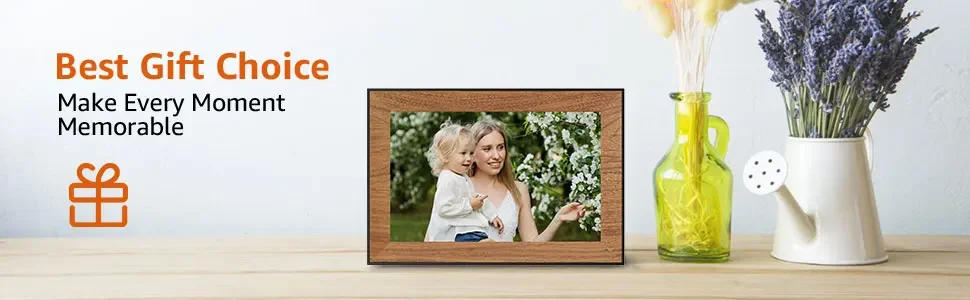 Description Picture 5 of itemFrameo 32GB 10.1 inch Digital Photo Frame WiFi Album IPS Touch Screen Electronic Photo Auto-Rotate Picture Frame For Xmas Gift