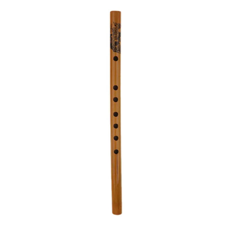 Description Picture 2 of itemDurable Chinese Traditional Flute Perform Bamboo Xiao Dizi Vertical Bamboo Flute 33cm Length
