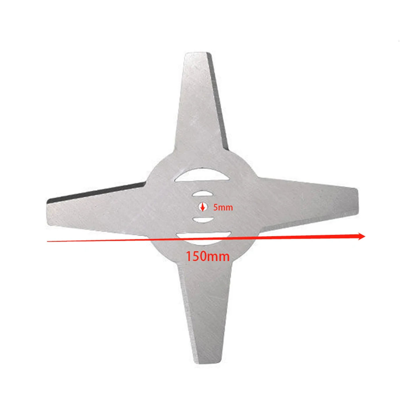 Description Picture 4 of item1x Lawn Mower Saw Blade For Garden Power Tools Lithium Battery Brushcutter Silver Blade Replacement Spare Parts