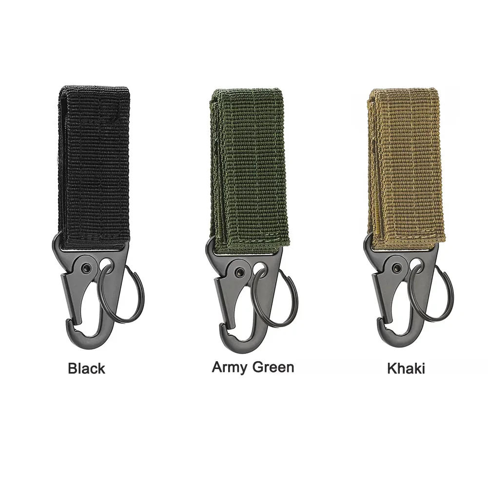 Description Picture 4 of itemOutdoor Multifunction Tactical Hanging Buckles Nylon Webbing Belt Triangle Buckle Climbing Tool Accessory Carabiner Keychain 1pc