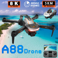 New A88 Remote Control Drone 8K High Definition Dual Camera Professional Aerial Photography 5G Gps Obstacle Avoidance Quadcopter